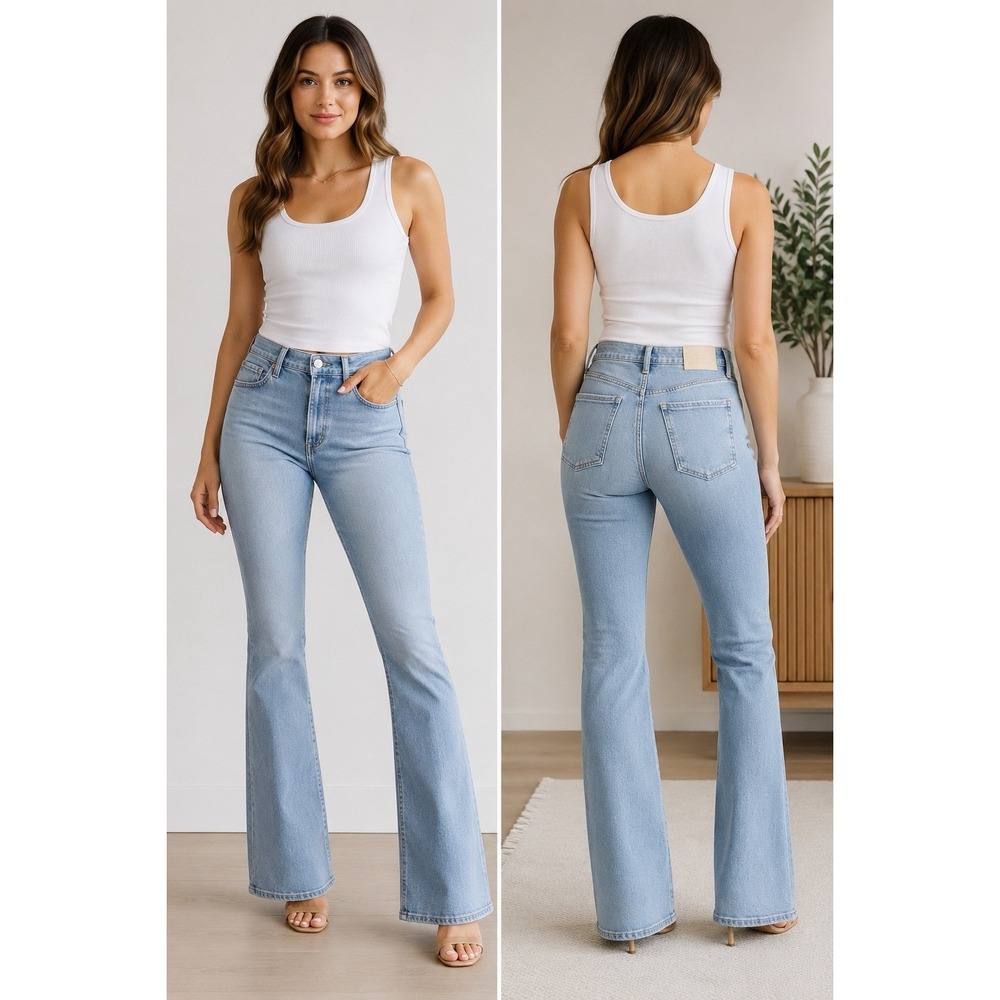Citizens of Humanity Lilah Flare Blue Jeans 29 High Rise $198 Bootcut NWOT Y2K
